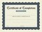 Great Papers! Certificate of Completion Fill-In, Stone Blue Border, 8.5" x 11", Printer Compatible, 15 count